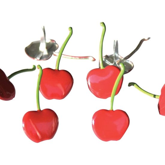 Brads Splitpennen Cherry red, 12 pcs.