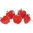 Brads splitpennen Apple red, 12 pcs.