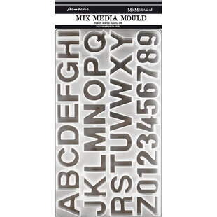 Stamperia Mix Media Soft Mould Alphabet