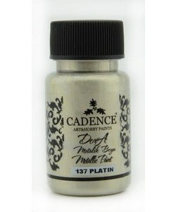 Cadence Dora Metallic verf 50 ml Platin