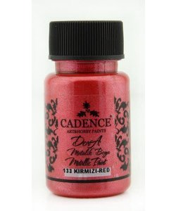 Cadence Dora Metallic verf 50 ml Red