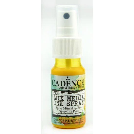 Cadence Cadence Mix Media Inkt spray 25 ml Geel