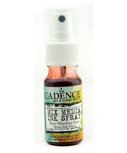 Cadence Mix Media Inkt spray 25 ml Rood