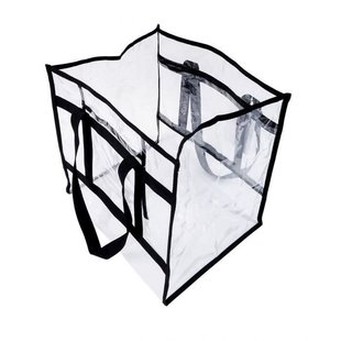 Totally Tiffany Lois Tote bag Transparant EZ2Organize opbergsysteem 33x33x25,4 cm