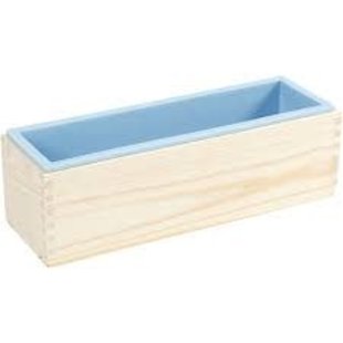 Silicone Vorm In Een Houten Box, 8,6cm 27,5cm 8cm