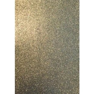 Foam vel glitter 2mm 22x30cm Goud 5 st.