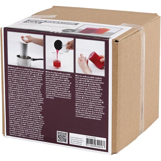 Creotime Paraffine kaarsen was 1 kg.
