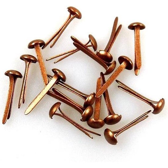 Nellie's Choice Brads Splitpennen Nellie's Choice Floral 3 mm. 40 st. Koper