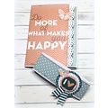 Joy Crafts Noor Design designpapier  Dots&Stripes 30,5x30,5 cm. 16 double sided sheets
