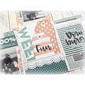 Joy Crafts Noor Design designpapier  Dots&Stripes 30,5x30,5 cm. 16 double sided sheets