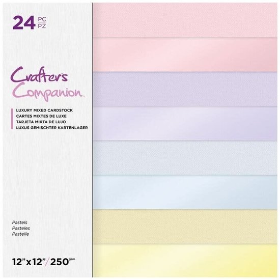 Crafter´s Companion Crafter's Companion Paperpad Mixed Cardstock 30x30 cm - Pastels