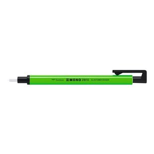 Tombow Mono Zero Precisie gum rond, stift 2,3 mm. Neon Groen