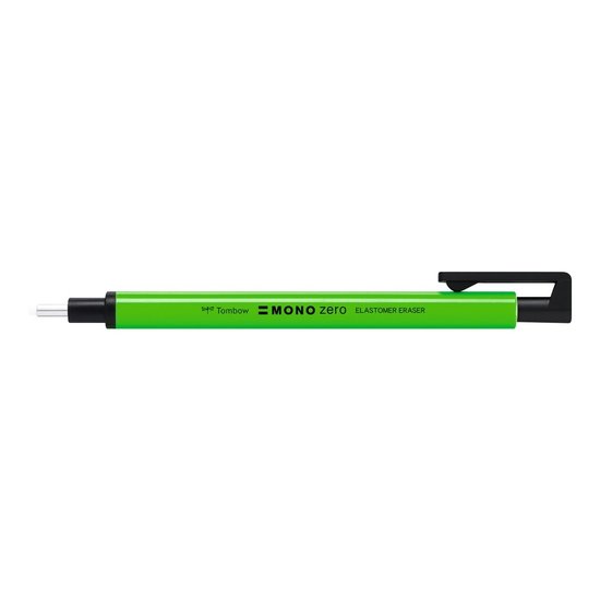 Tombow Tombow Mono Zero Precisie gum rond, stift 2,3 mm. Neon Groen