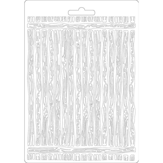 Stamperia Stamperia Soft Mould A5 Amazonia Wood
