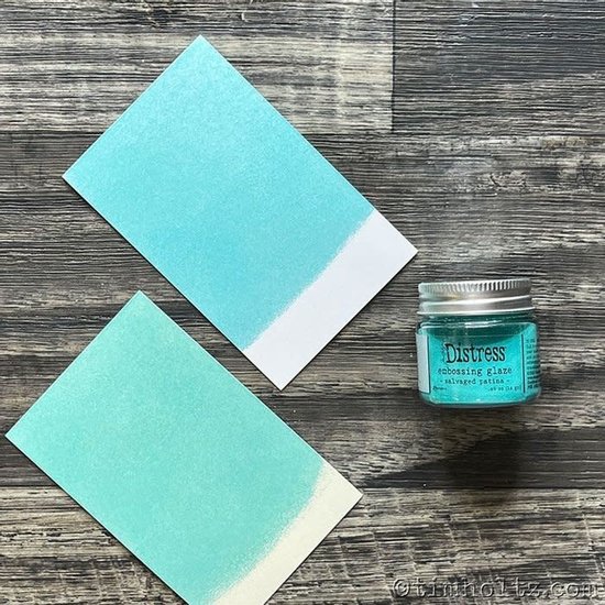 Tim Holtz Ranger Tim Holtz Distress Embossing Glaze Salvaged Patina
