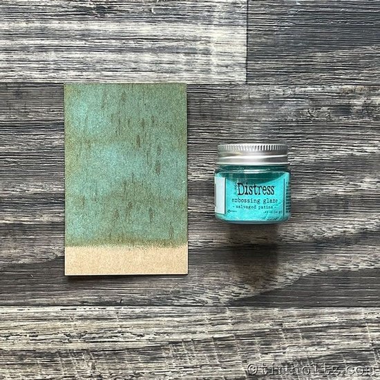 Tim Holtz Ranger Tim Holtz Distress Embossing Glaze Salvaged Patina
