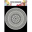 DDBD Dutch Doobadoo Mask Stencil Art Mandala 15x15cm Rond 2