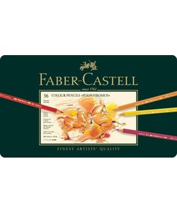 Faber-Castell Polychromos Kleurpotloden Blik etui, 36 st.