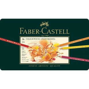 Faber-Castell Polychromos Kleurpotloden Blik etui, 36 st.