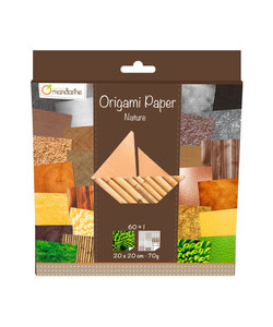 Origami Paper Nature 61 vel 20x20cm 70gram