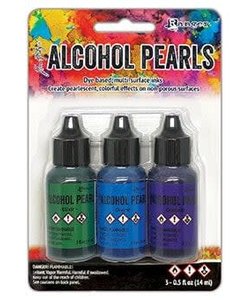 Ranger Alcohol ink Pearls Kit #6 3 x14ml Elixir, Divine, Opulent