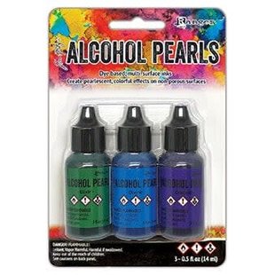 Ranger Alcohol ink Pearls Kit #6 3 x14ml Elixir, Divine, Opulent