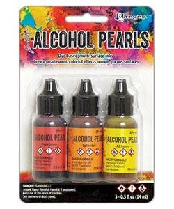 Ranger Alcohol ink Pearls Kit #1 3 x14ml Deception, Splendor, Alchemy