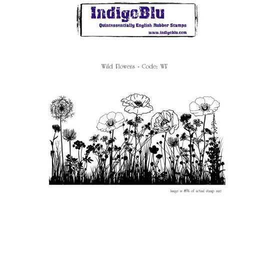 IndigoBlu Indigo Blu Stamp Wild Flower