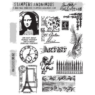 Tim Holtz Cling Stamp Mini Classics