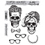 Tim Holtz Tim Holtz Cling Stamp Wicked Hipsters