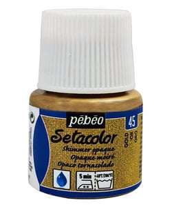 Pebeo Setacolor Textielverf Opaque Shimmer 45ml Gold nr. 45