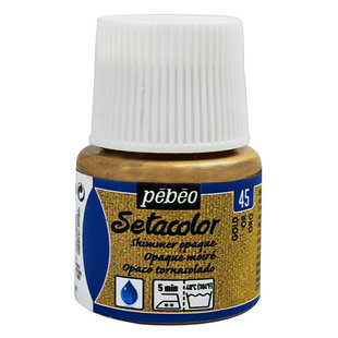 Pebeo Setacolor Textielverf Opaque Shimmer 45ml Gold nr. 45