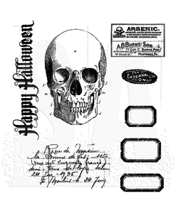 Tim Holtz Cling Stamp Apothecary