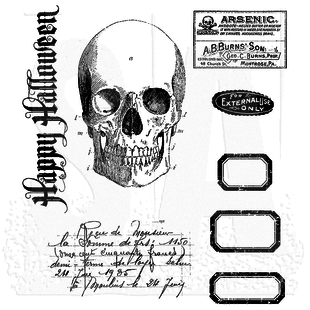 Tim Holtz Cling Stamp Apothecary
