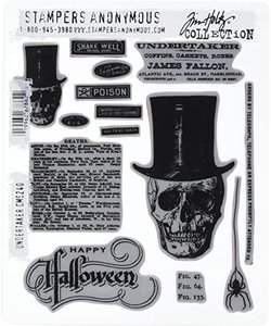 Tim Holtz Cling Stamp Undertaker