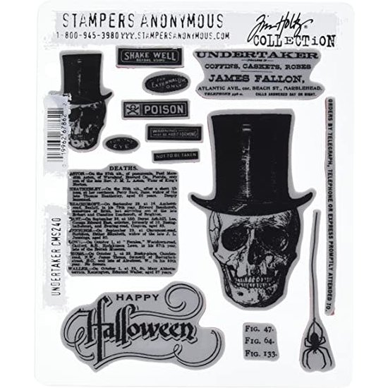 Tim Holtz Tim Holtz Cling Stamp Undertaker