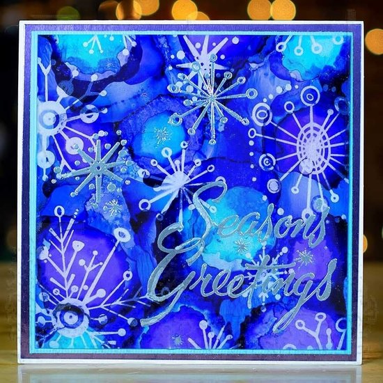Tim Holtz Tim Holtz Cling Stamp Retro Flakes