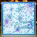Tim Holtz Tim Holtz Cling Stamp Retro Flakes