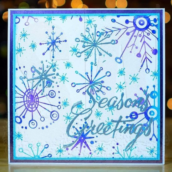 Tim Holtz Tim Holtz Cling Stamp Retro Flakes