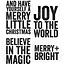 Tim Holtz Tim Holtz Cling Stamp Bold Tidings #2