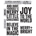 Tim Holtz Tim Holtz Cling Stamp Bold Tidings #2