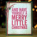Tim Holtz Tim Holtz Cling Stamp Bold Tidings #2