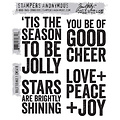 Tim Holtz Tim Holtz Cling Stamp Bold Tidings #1