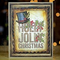 Tim Holtz Tim Holtz Cling Stamp Bold Tidings #3