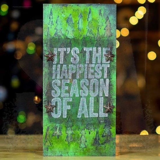 Tim Holtz Tim Holtz Cling Stamp Bold Tidings #3