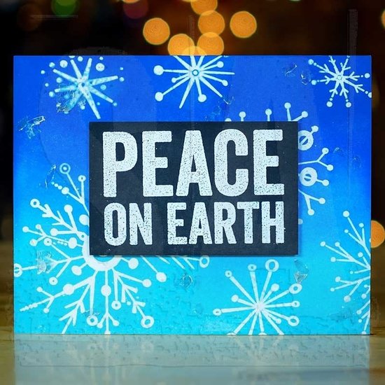 Tim Holtz Tim Holtz Cling Stamp Bold Tidings #3