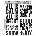 Tim Holtz Tim Holtz Cling Stamp Bold Tidings #4