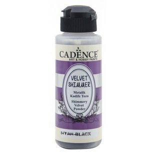 Cadence Velvet Shimmer Powder 120ml Zwart