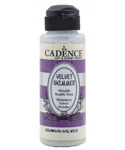 Cadence Velvet Shimmer Powder 120ml Zilver