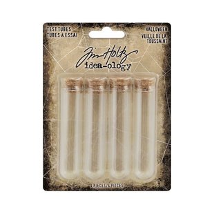 Tim Holtz Idea-Ology Halloween Test Tubes 4 pcs.